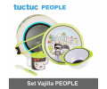 TucTuc Set 4`piezas Vajilla colección People 07520